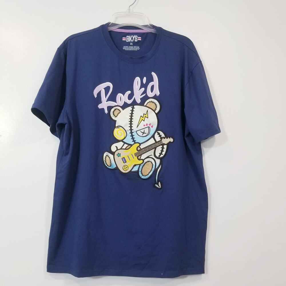 BKYS Embroidered Rock'd Crewneck T Shirt
